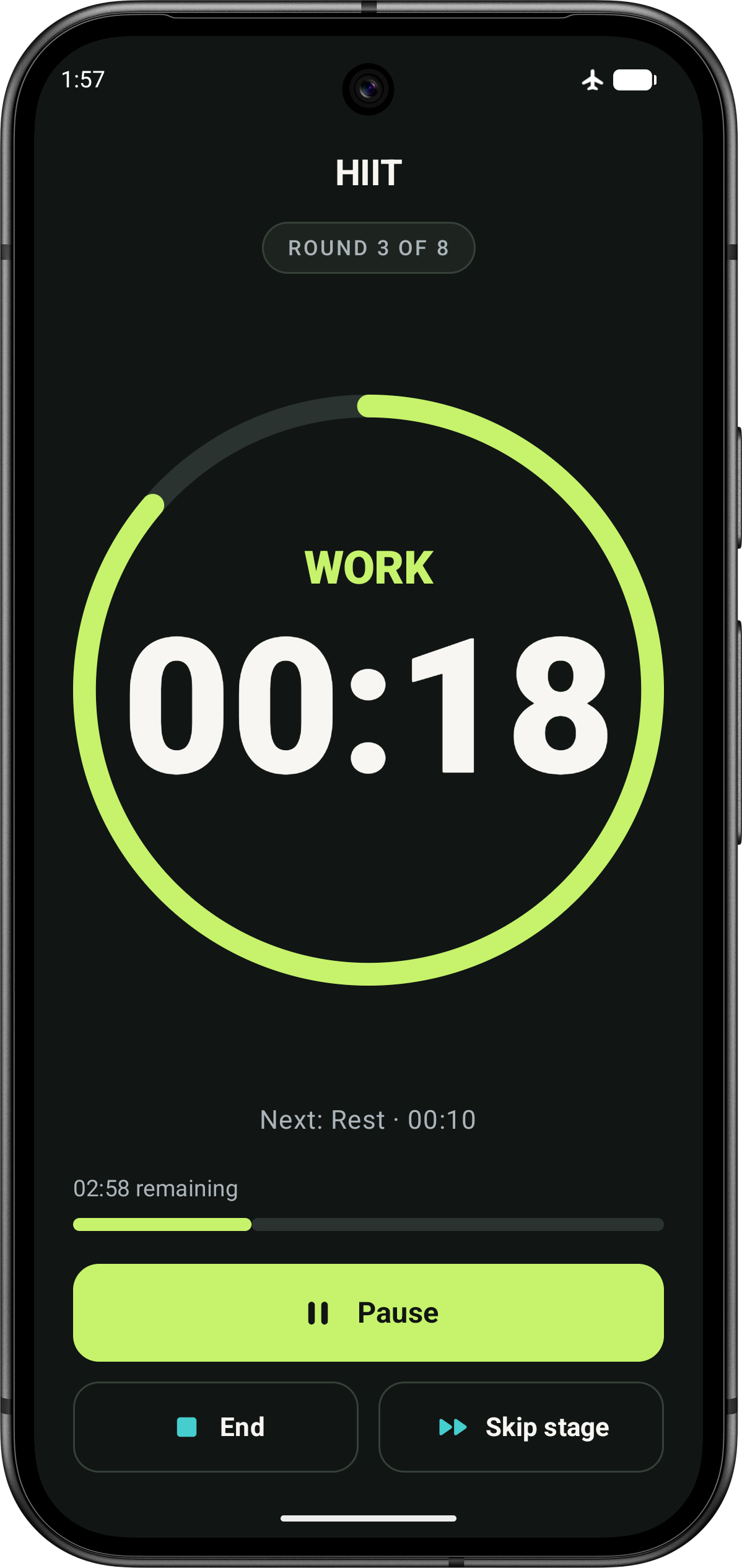 Hitraq streak milestone screen